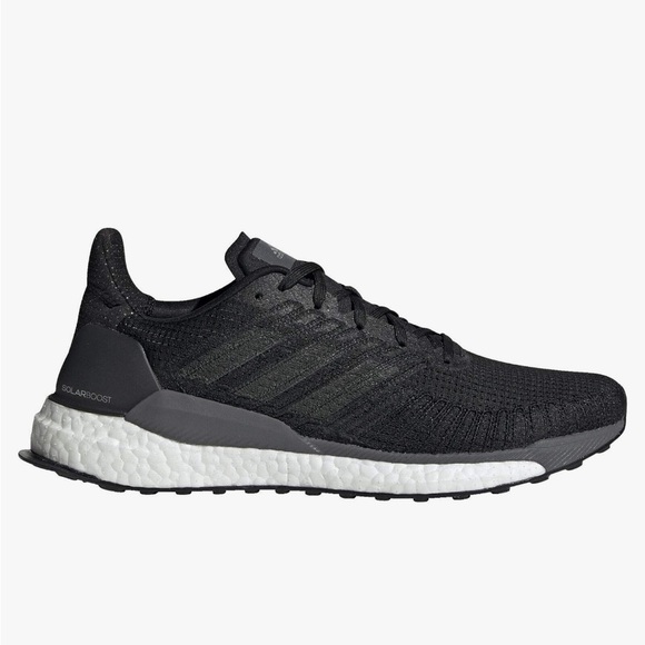 Adidas Black and White Sneakers with BOOST Midsole - Picture 10 of 12